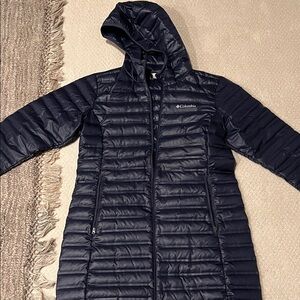 Columbia Women's Navy Puffer Coat